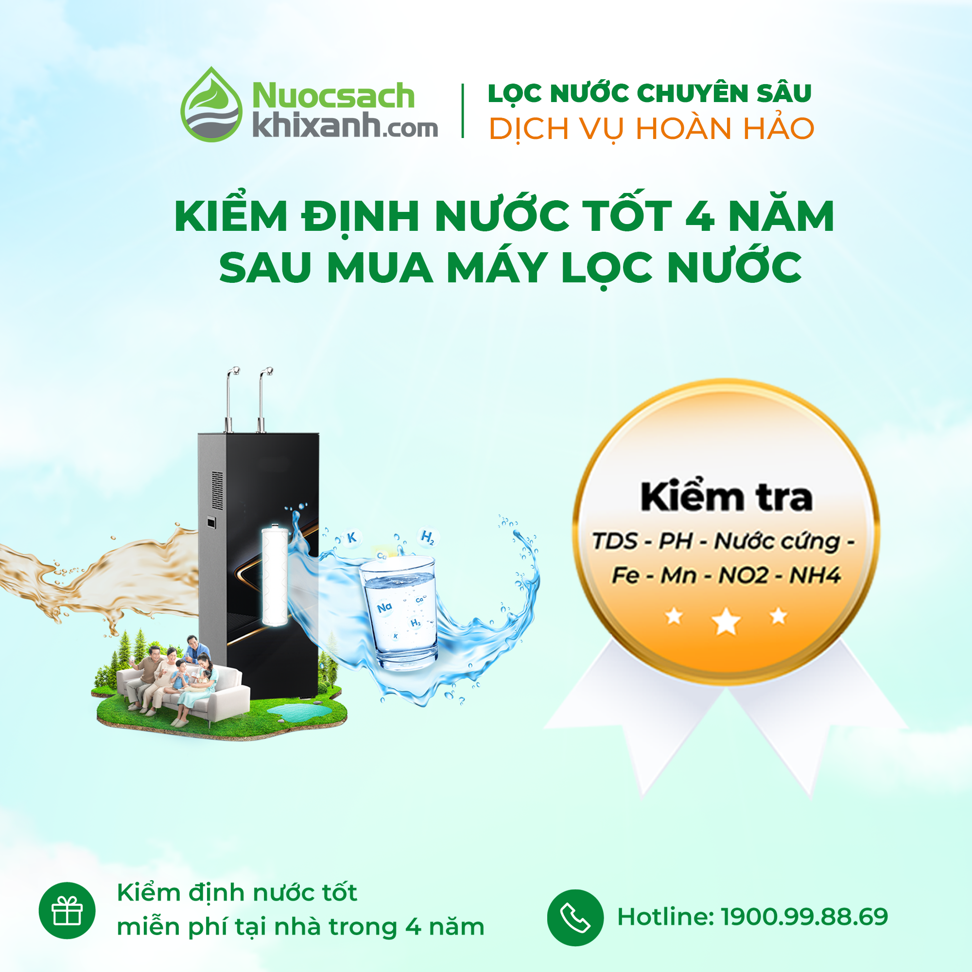 Máy lọc nước nóng lạnh KAROFI KAD L56