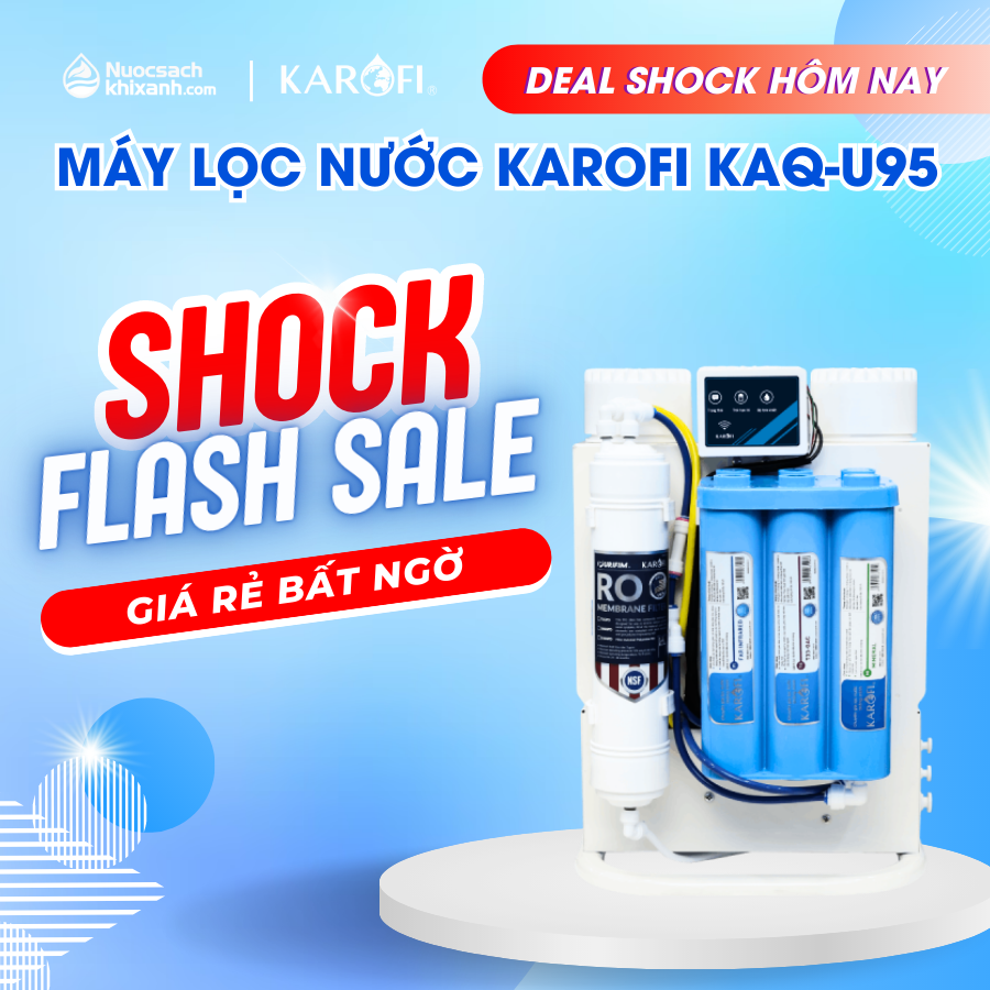 Máy lọc nước KAROFI KAQ U95