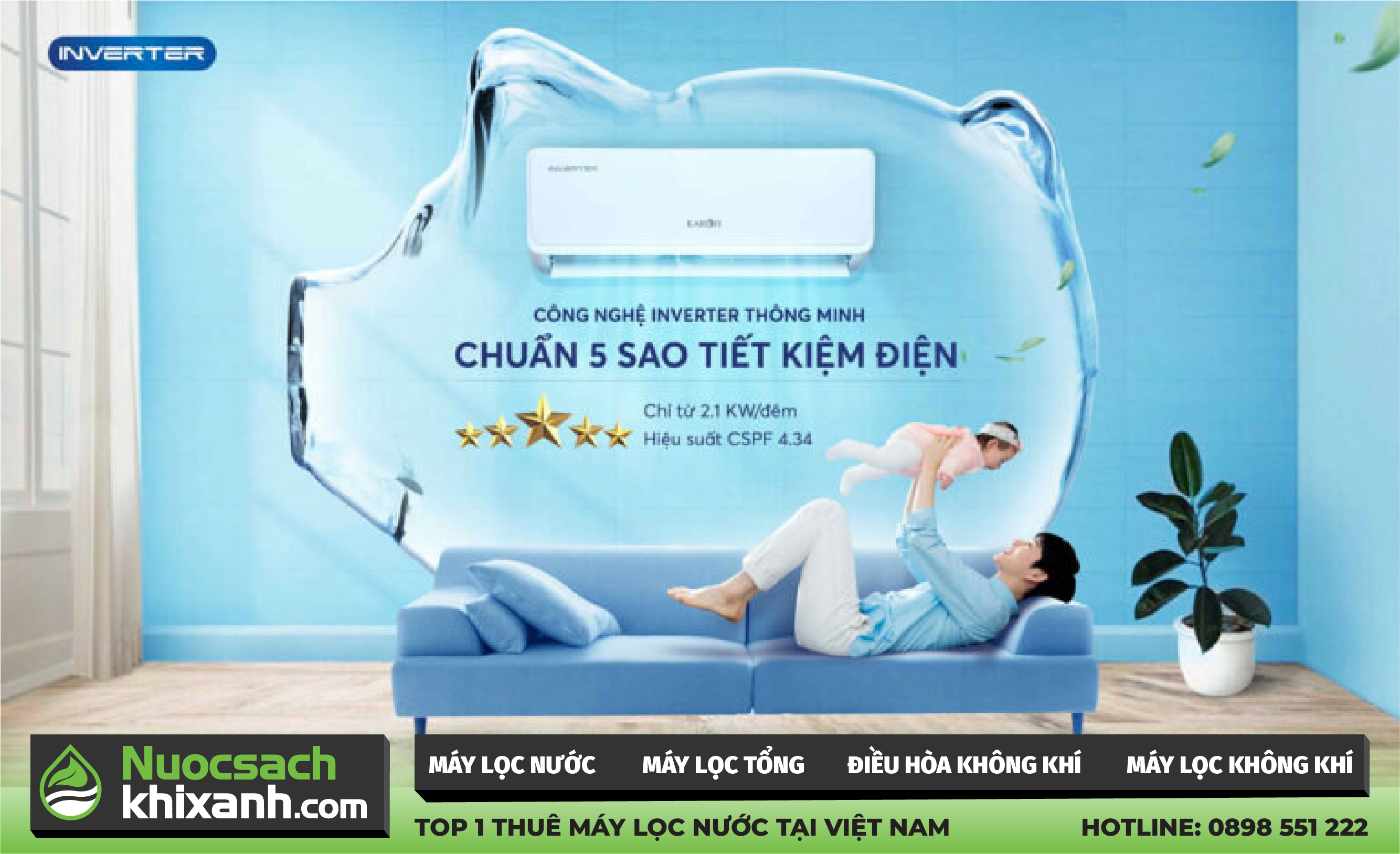 3 hãng điều hòa làm lạnh và tiết kiệm điện năng tốt nhất hiện nay