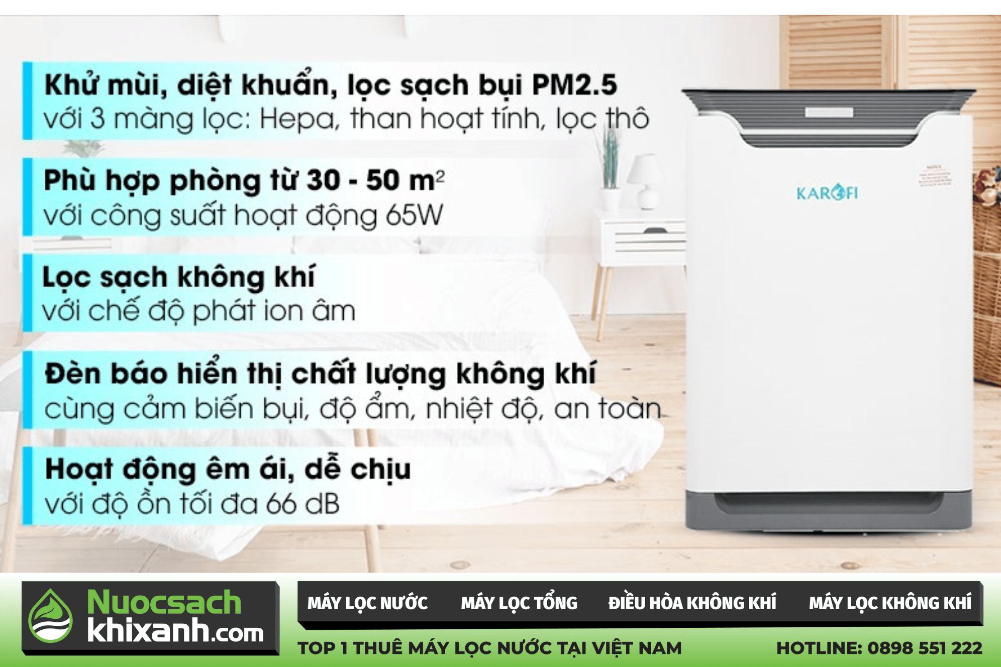 Máy lọc không khí Karofi của nước nào? Có tốt không?