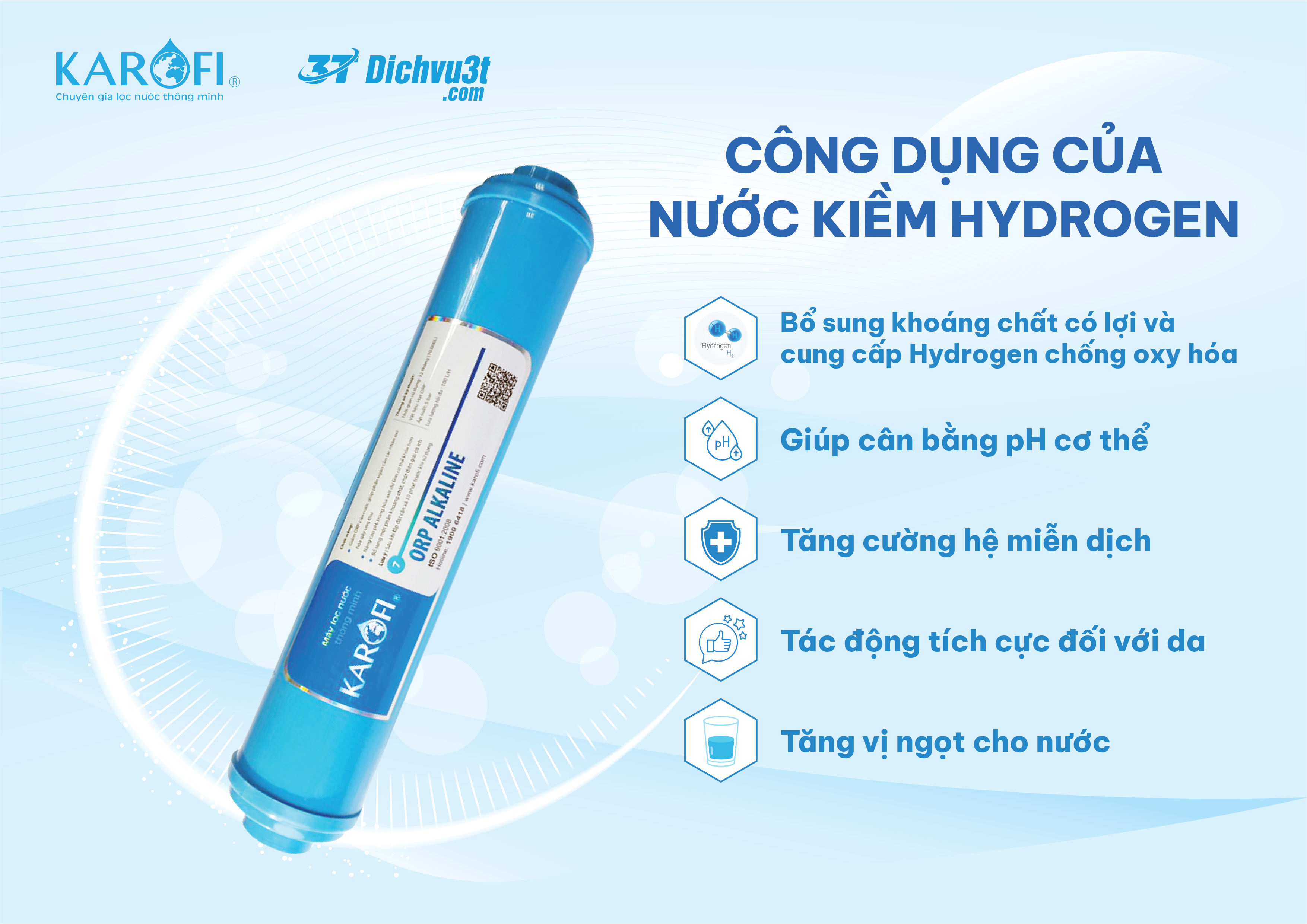 Dịch vụ nâng cấp máy lọc nước giàu Hydrogen tăng Ion Kiềm