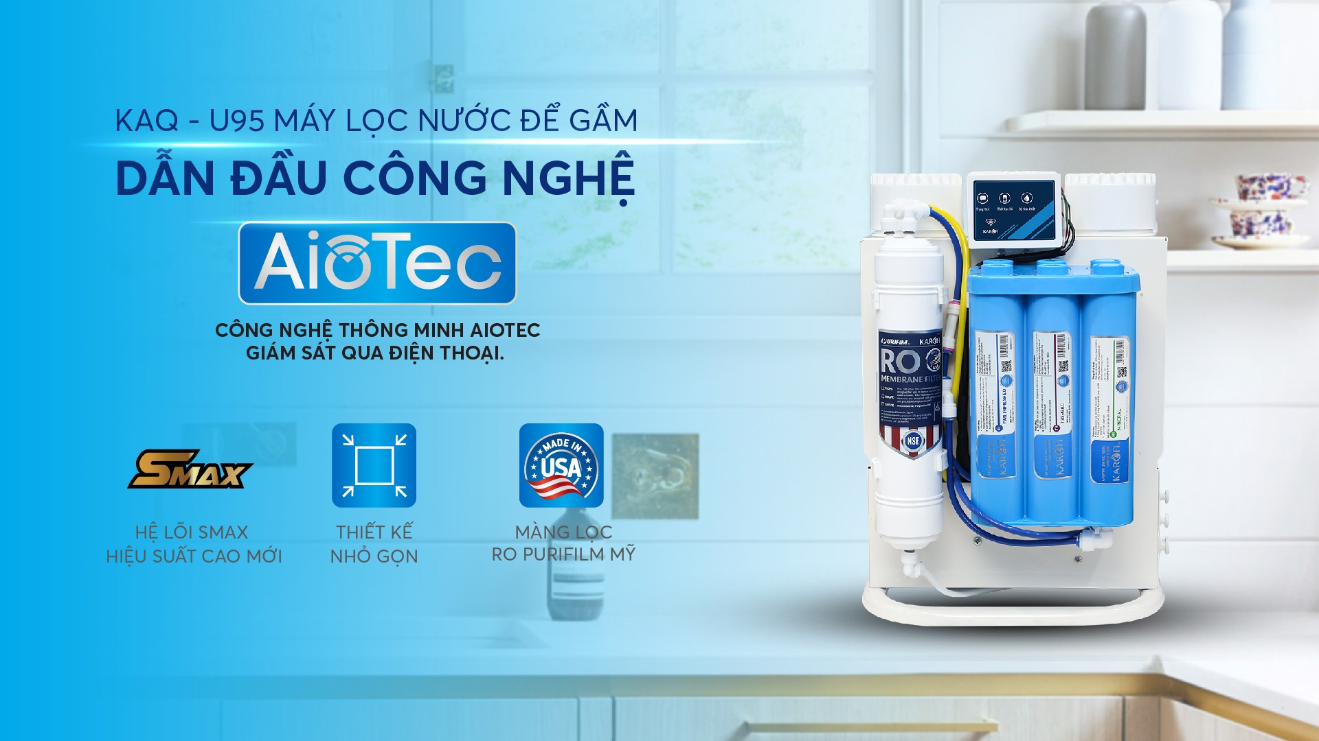 KHI NÀO THÌ NÊN MUA MÁY LỌC NƯỚC KHÔNG TỦ - ĐỂ GẦM ?