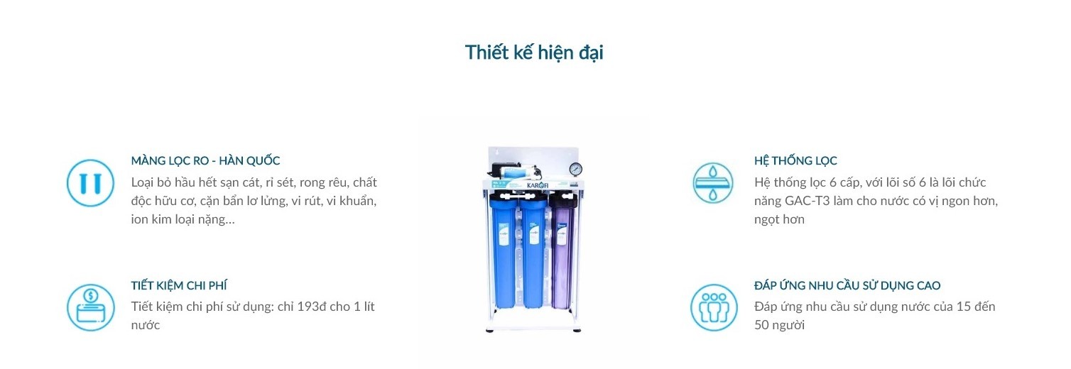 máy lọc nước bán công nghiệp 30L/h