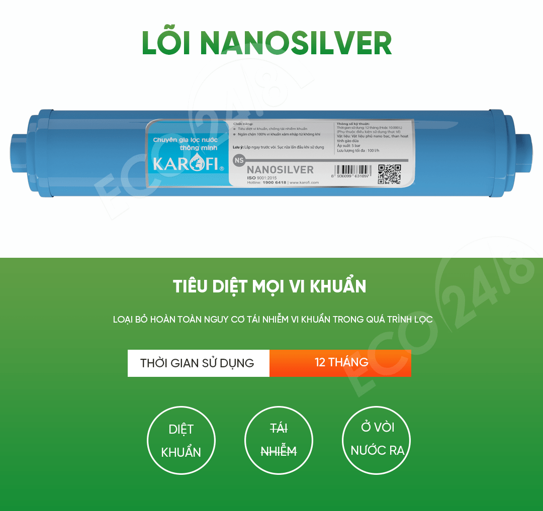 lõi chức năng kt-kb50 nano bạc