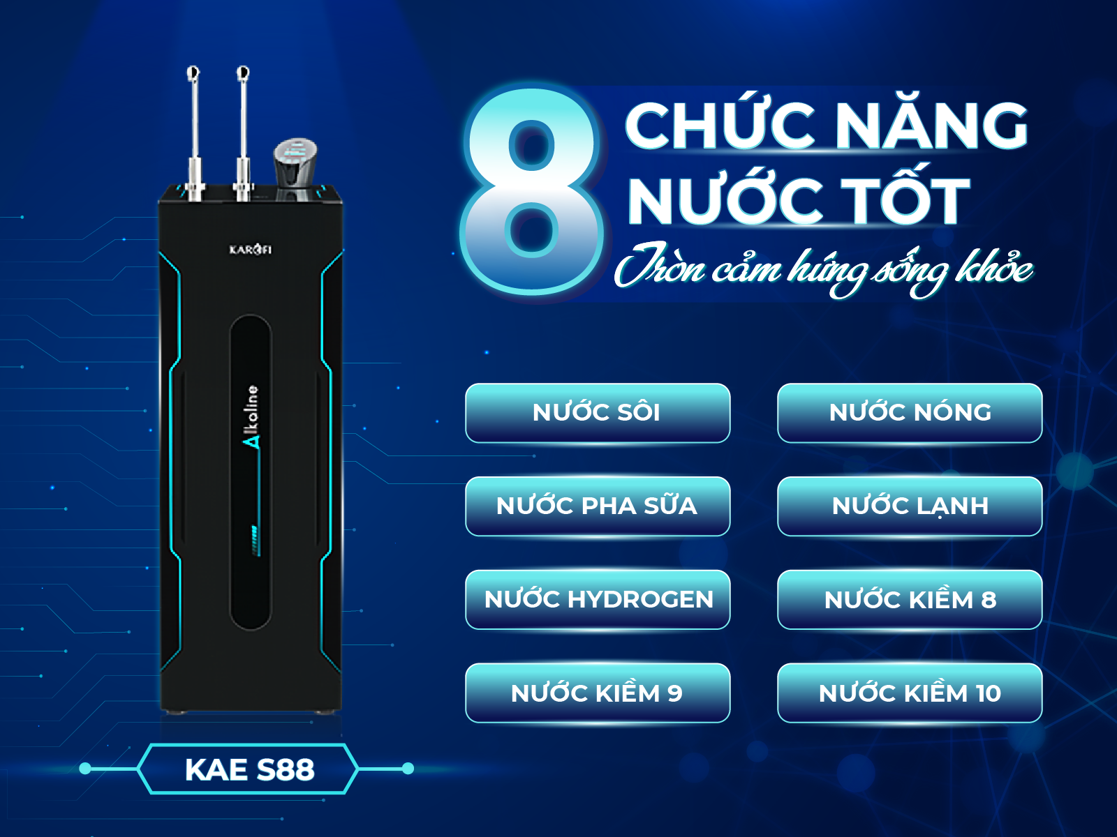 KAROFI KAE S88: 18 NĂM TINH HOA HỘI TỤ - CHINH PHỤC CÔNG NGHỆ ĐỈNH CAO