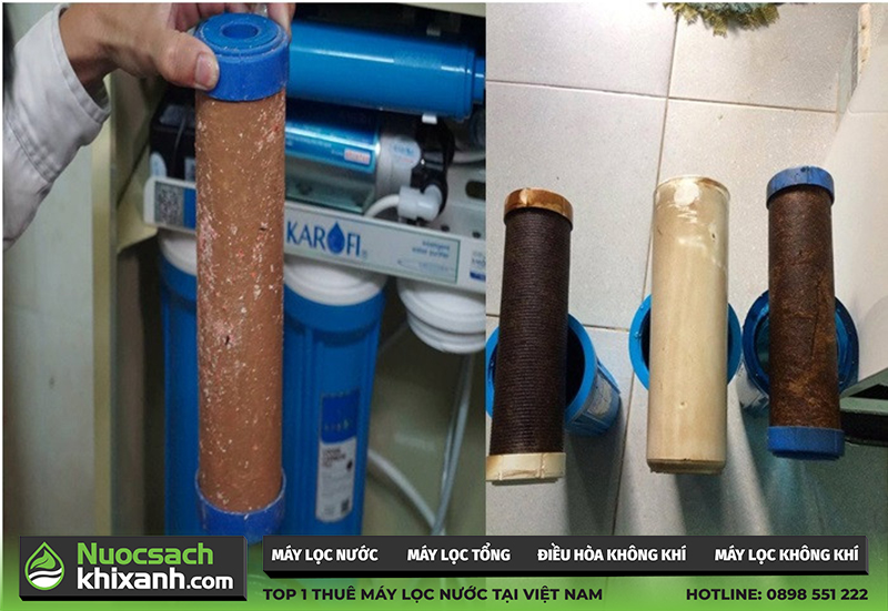  Những vấn đề thường gặp trong khi sử dụng máy lọc nước 