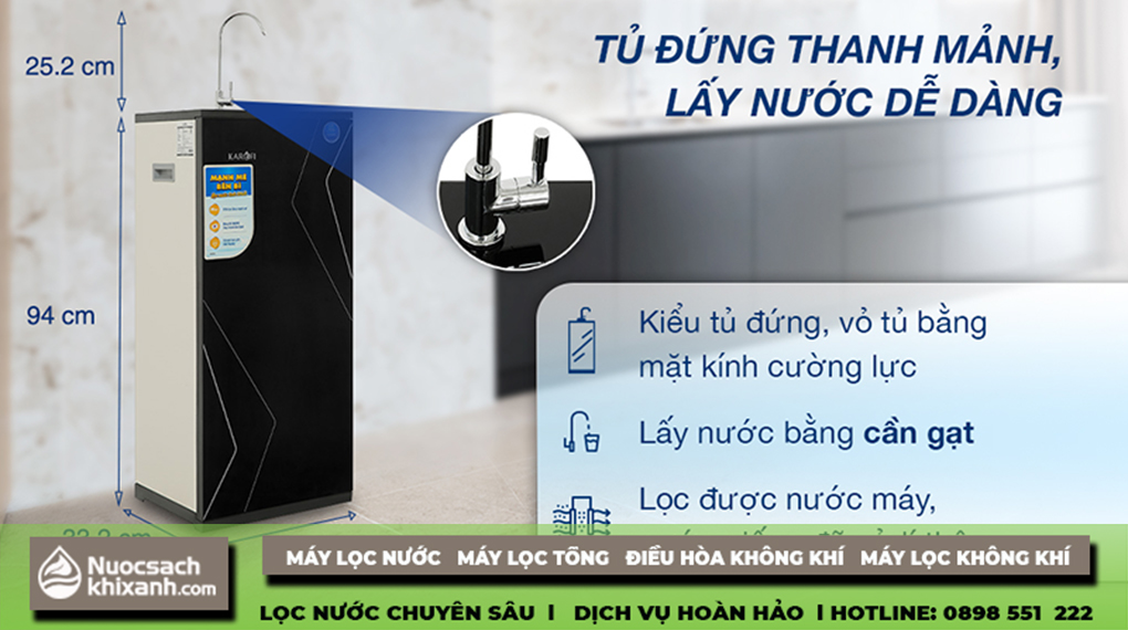 Máy lọc nước RO Karofi KAQ-X16 và những điều bạn cần biết 