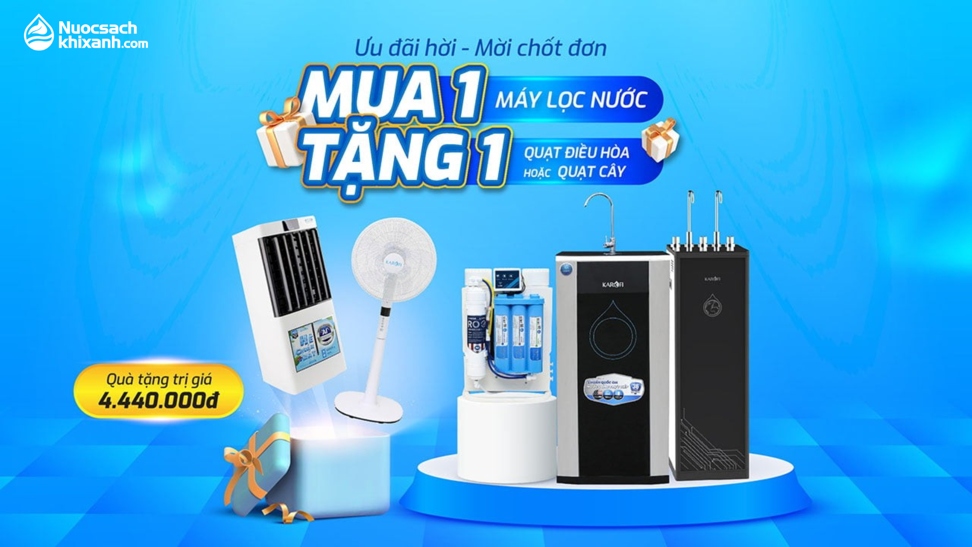 Chương trình Ưu đãi Cuối năm tại Nuocsachkhixanh.com